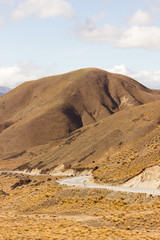 Mountain Landscape. Nature background. New Zealand Mountain Landscape