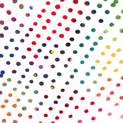 The background is from multicolored dots. Vector illustration