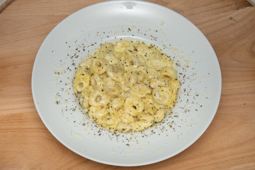 Tortelini dinner pasta dish, italian food, homemade