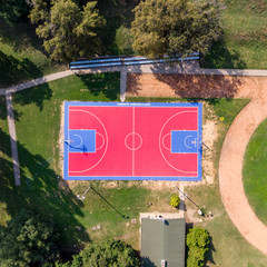 the basketball court