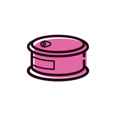 can food product isolated icon