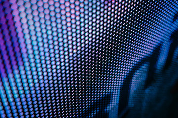 CloseUp LED blurred screen. LED soft focus background. abstract background ideal for design.