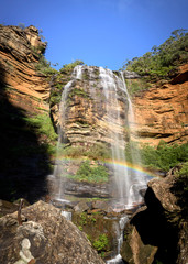 Waterfall in the forest, Blue Mountains, Australia