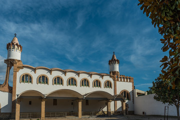 Building Bodega Cooperativa de Gandesa, Tarragona, Catalonia, Spain.
