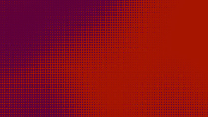 Dots halftone red purple color pattern gradient texture with technology digital background. Dots pop art comics style.
