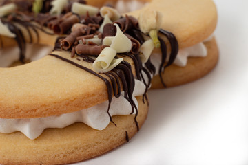 Delicious pastry numbers 8 for the holiday of March.