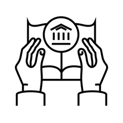 Improving skills line icon, concept sign, outline vector illustration, linear symbol.