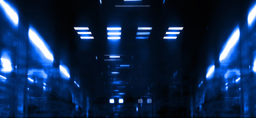 futuristic techno neon abstraction