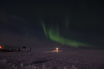 Crédence de cuisine en verre imprimé Antarctique 1 año en la antartida