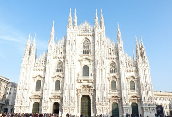 Fototapeta na wymiar Cathedral Milan in Italy - MXP