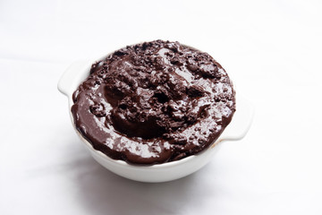 cocoa dough to make chocolate