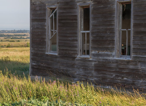 Abandoned schoolhouse
