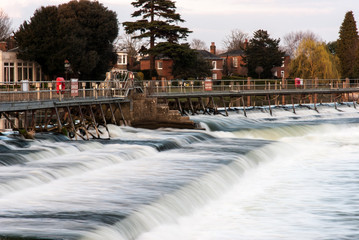 The weir, River Thames, Marlow.