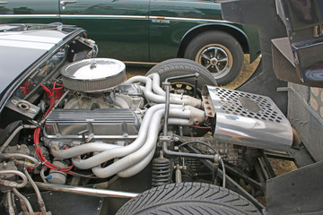 Vintage car engine