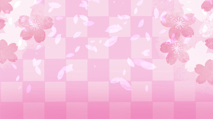 桜　背景イラスト