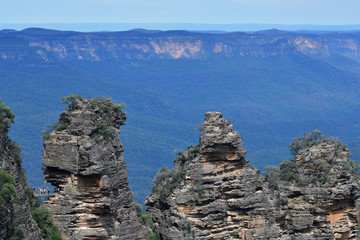 A view of the Three Sisters at Katoomba, Australia