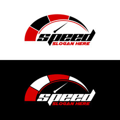 Speed logo design, logo for racing