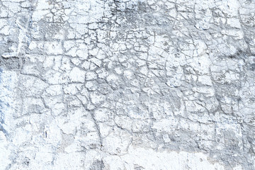 white grunge  cracked cement wall texture abstract background