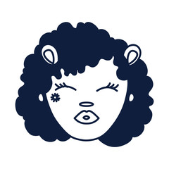 beautiful woman with leo zodiac sign