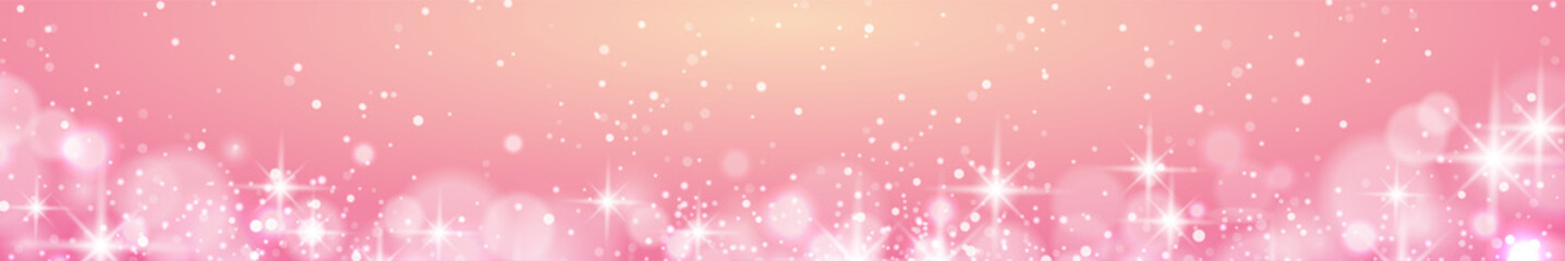 キラキラ背景、ピンク