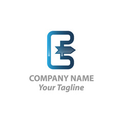 E monogram logo. E letter logo design vector illustration template. E logo vector. creative Letter E logo. E handwriting logo. letter E logo concept