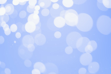 Blue glitter bokeh of light.Abstract blurred light
