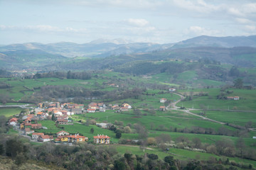 Fototapeta na wymiar wild animals and natural landscapes, natural park of Cabárceno, Cantabria, Spain