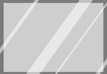 Transparent Glass, Grey Background, Clear Window © lisheng2121