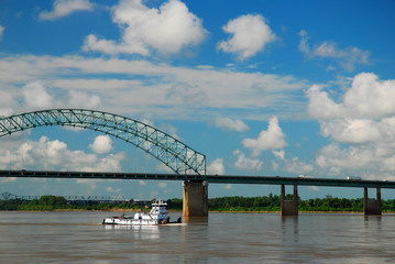 Desoto Bridge over the Mississippi