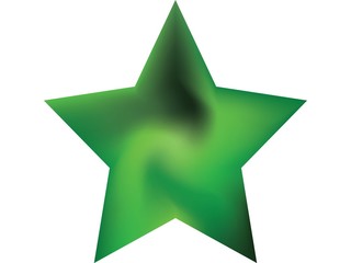Obraz premium Mesh background in the form of pentagram.