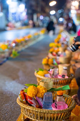 26 January 2020-Loei::giving alms to monks in morning