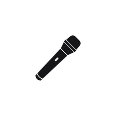 Microphone icon design isolated on white background. Vector illustration