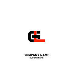 GL Initial logo template vector © SAHABAT AMBYAR