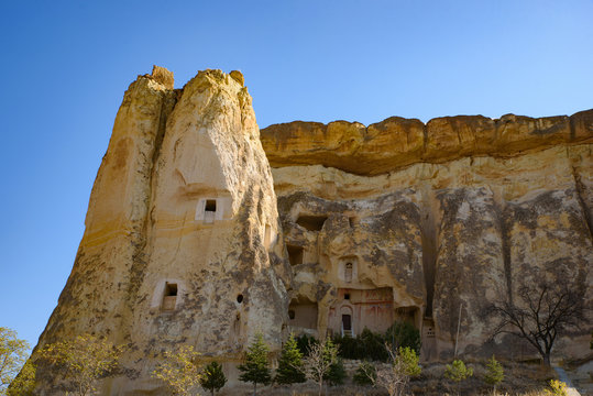 Cavusin Church in Cappadocia, Turkey