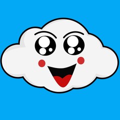 Simple design cloud cute 