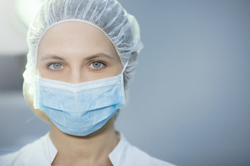 Surgical nurse portrait.