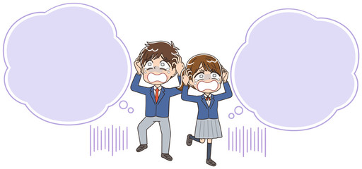 高校生 女子高生 男子高生 マンガ アニメ キャラクター イラスト