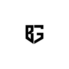 Obraz premium BG B G Letter Initial Logo Design