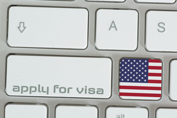 Computer und Visum USA
