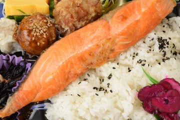 サケ弁当