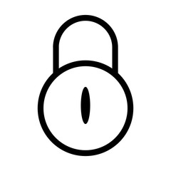 padlock icon vector template