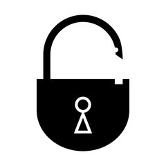 padlock icon vector template