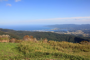 佐渡白雲台からの遠景