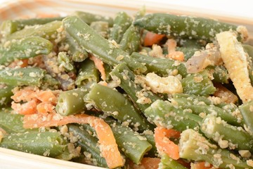 いんげん豆ごま和え