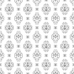 Damask seamless pattern background Decorative