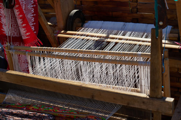 Image of an ancient loom.