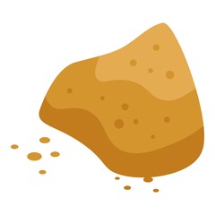 Mustard icon. Isometric of mustard vector icon for web design isolated on white background