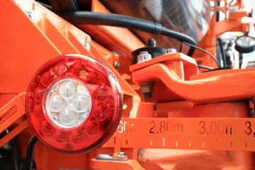 Lighting equipment of a modern tractor.
