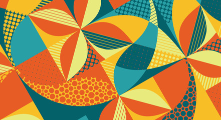 Abstract colorful geometric design. Vector illustration. Can be used for advertising, marketing, presentation.