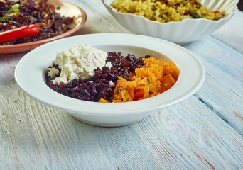 Risotto Nero with Squash